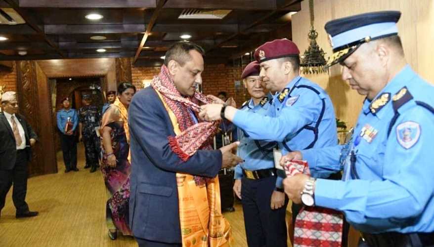आईजीपी सर्वेन्द्र खनाल चिली प्रस्थान