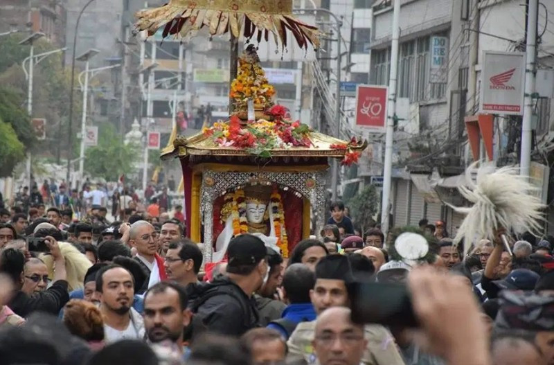 रथयात्रा रोकिएपछि सेतो मच्छेन्द्रनाथ र चामुण्डा मन्दिरमा क्षमा पूजा