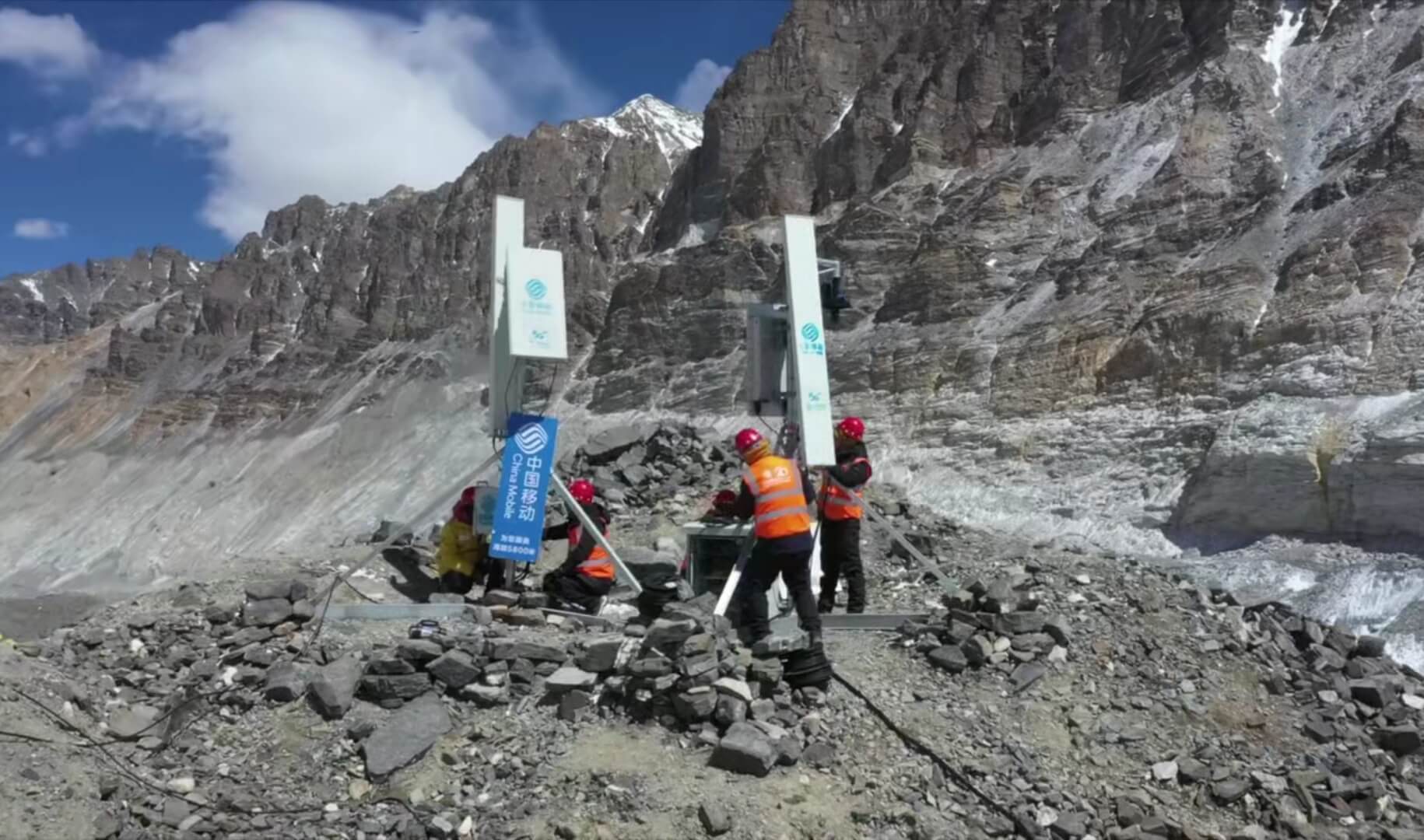 सर्वोच्च शिखर सगरमाथामा सञ्चालन भयाे फाइभ जी सेवा