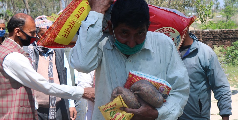 प्युठानमा तीन हजार परिवारलाई राहत