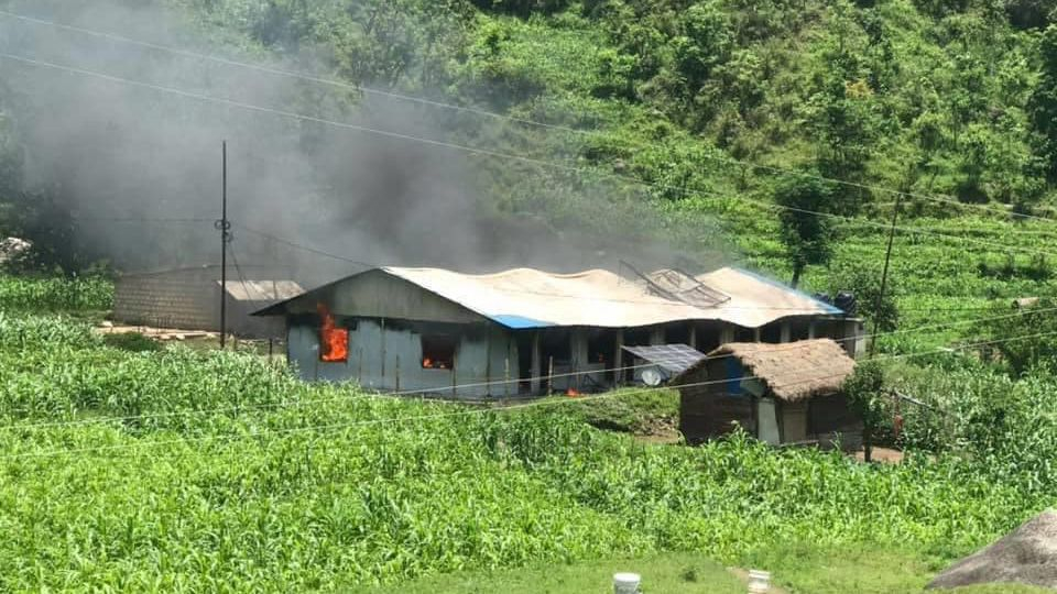 कैलाश गाउँपालिका भवनमा आगलागी