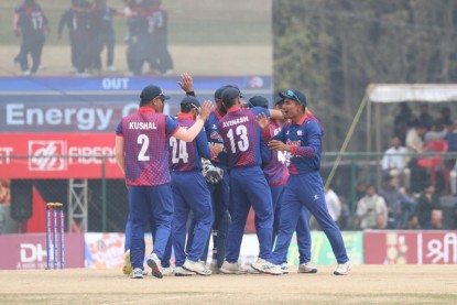 त्रिकोणात्मक टी-२० सिरिजमा नेदरल्याण्डसमाथि नेपाल ६ विकेटले विजयी