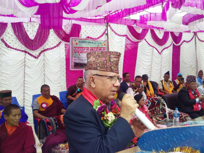 कला–संस्कृति देश चिनाउने गहना हो : अध्यक्ष नेपाल