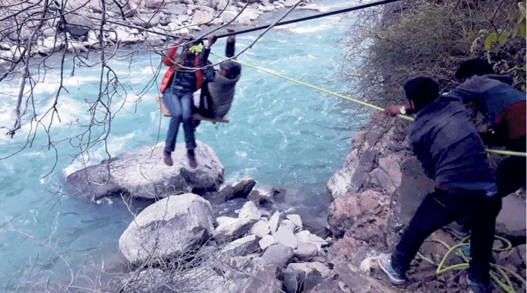 हुम्लामा कर्णाली नदी तर्न तुइनकै भर