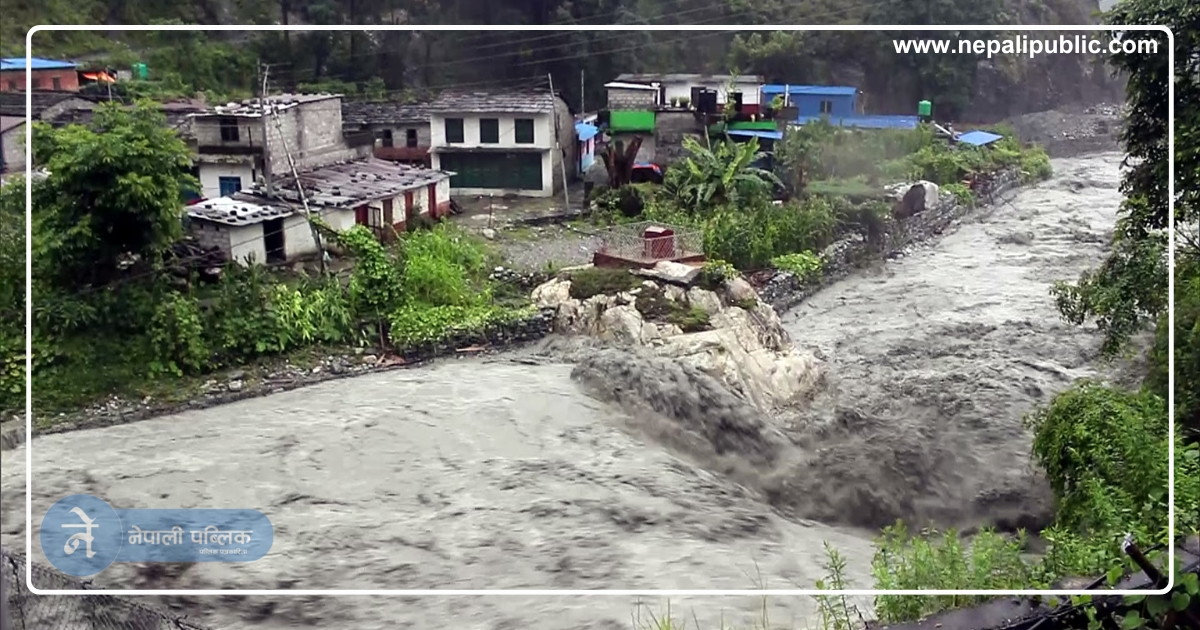 शुक्रबार साँझदेखि शनिबार साँझ ५ बजेसम्म बाढी पहिरोले ६३ जनाको ज्यान लियो