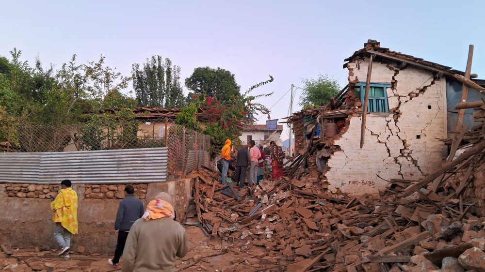 भूकम्पका कारण जाजरकोट र रुकुम पश्चिममा हालसम्म १ सय ५७ जनाको मृत्यु