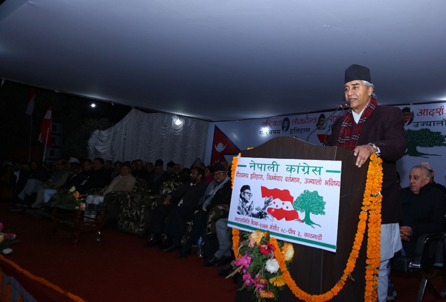 वर्तमान सरकार मुलुकमा एकदलीय निरङ्कुशता लाद्न उद्दत : सभापति देउवा