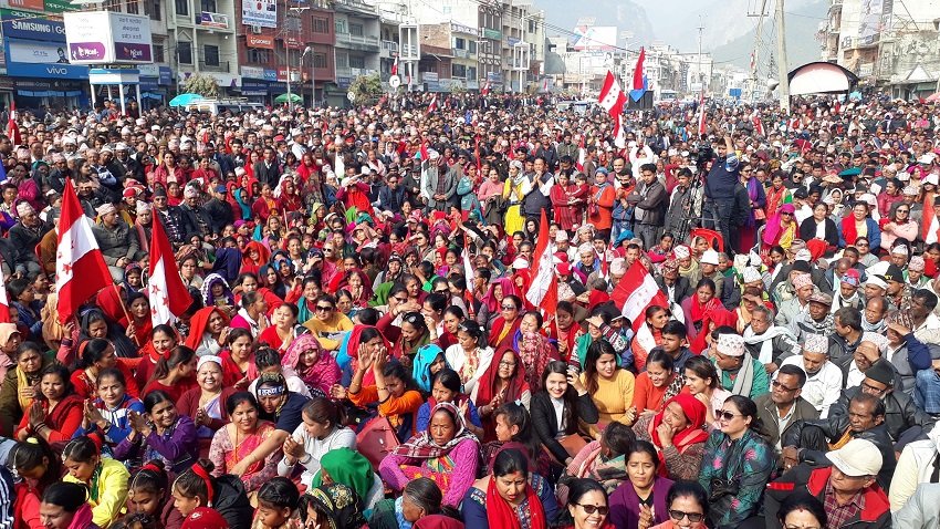 प्रदेशको स्थायी राजधानी माग्दै कांग्रेस सडकमा (फोटो फिचर)
