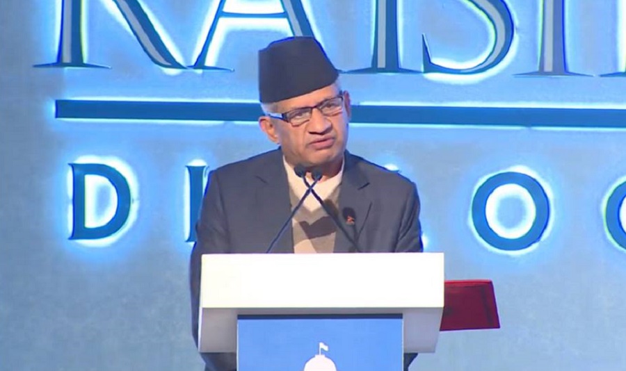 दिल्लीमा रायसीना संवादः परराष्ट्र मन्त्री ज्ञवालीद्वारा सम्बोधन