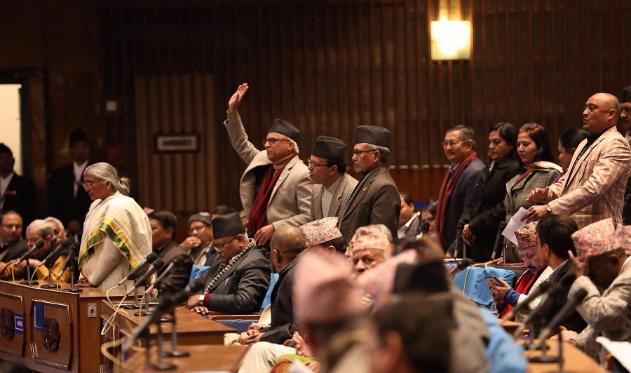 कांग्रेसको अवरोधका कारण संसद बैठक स्थगित, भोलि पुन: बस्ने