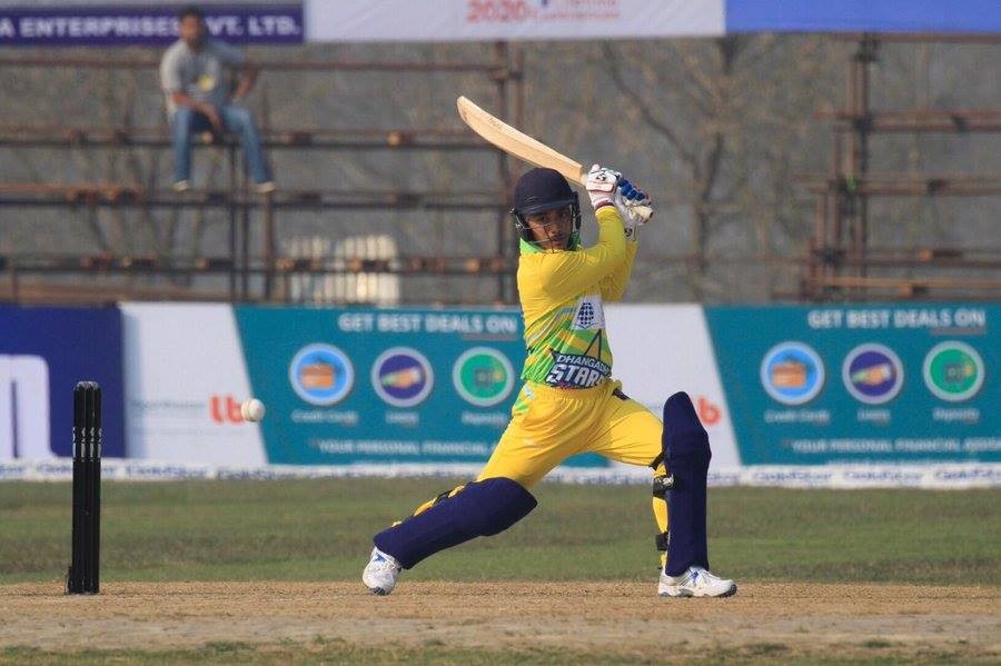धनगढीद्वारा काठमाडौँलाई १ सय ३३ रनको लक्ष्य, पहिलो खेलमै अमितको अर्धशतक