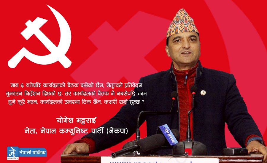 ‘नेकपाको कार्यदल दिशाविहीन र बेहाल छ’