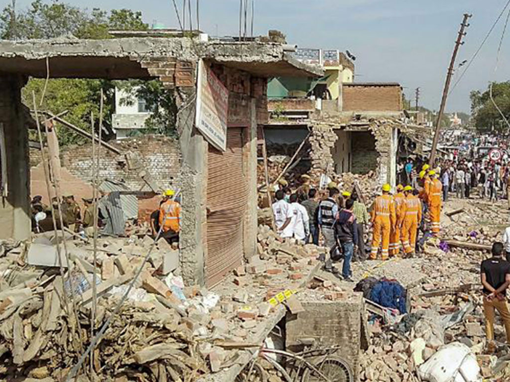 कार्पेट कारखानामा विष्फोट हुँदा १० जनाको मृत्यु