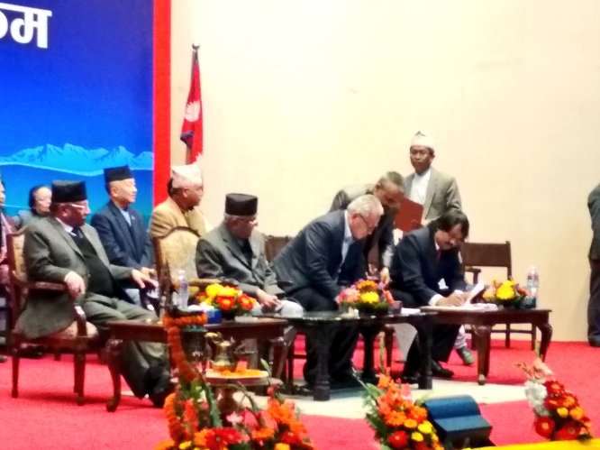 सरकार र सिके राउतको गठबन्धनबीच ११ बुँदे सहमति