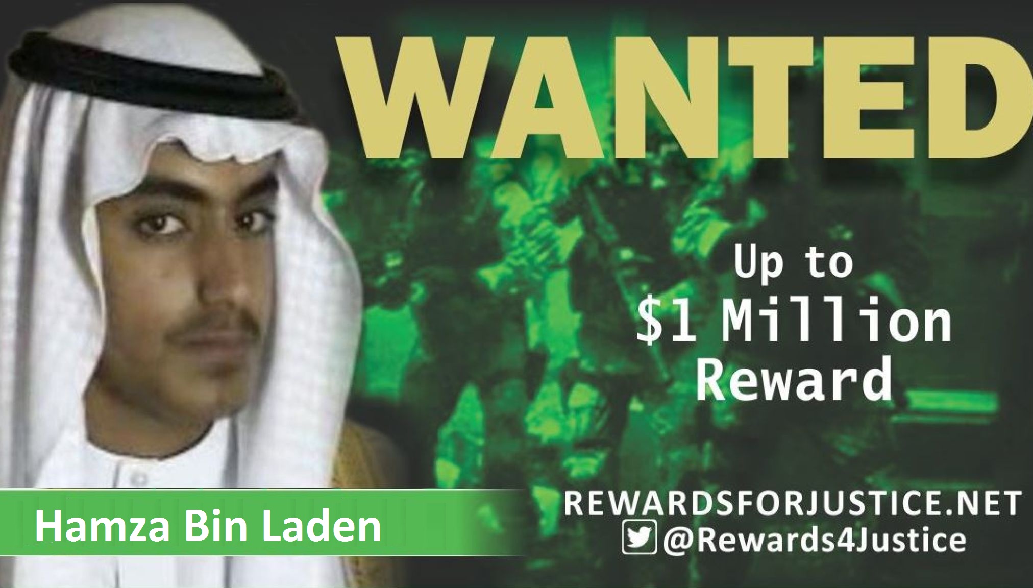 बिन लादेनका छोराबारे सूचना दिनेलाई १० लाख डलर पुरस्कार