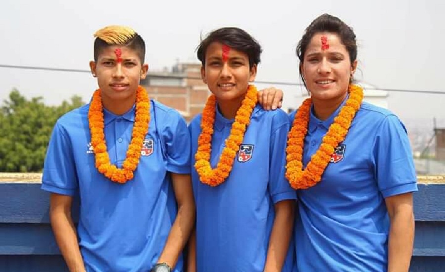 नेपाली राष्ट्रिय महिला टोली म्यानमार प्रस्थान