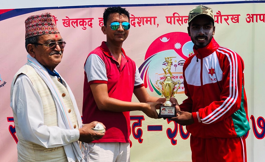 आर्मी पुरुष क्रिकेटको सेमिफाइनलमा प्रवेश