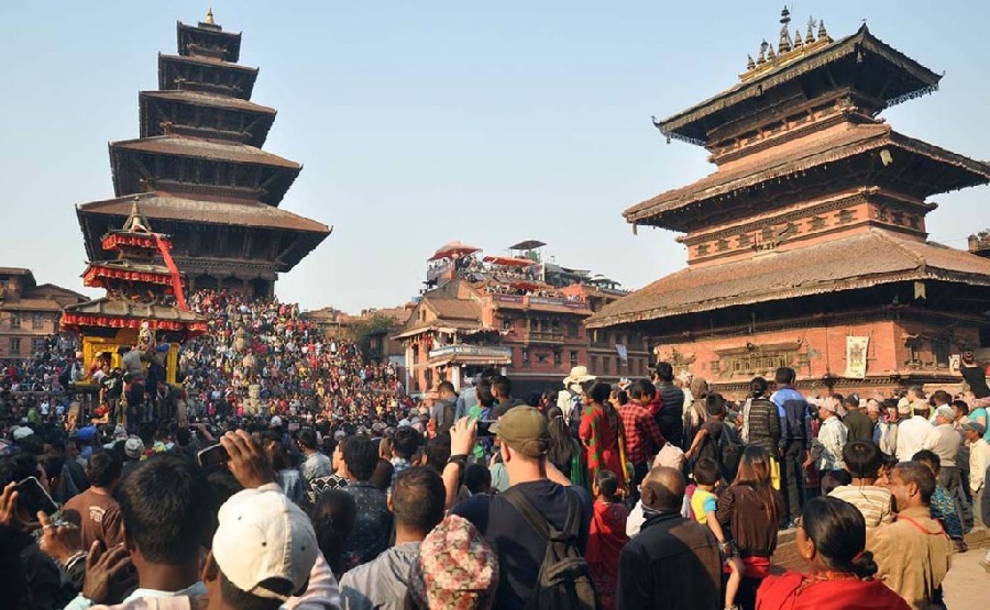 बिस्केट जात्रा शान्तिपूर्ण र मर्यादित रूपमा मनाइँदै