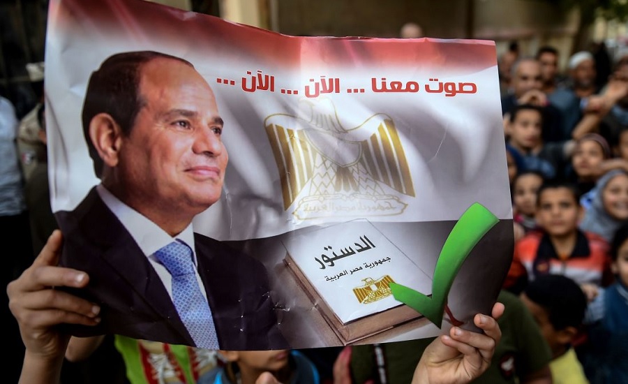 इजिप्ट जनमतसङ्ग्रह: राष्ट्रपतिको कार्यकाल बढाउने प्रस्ताव अनुमोदन