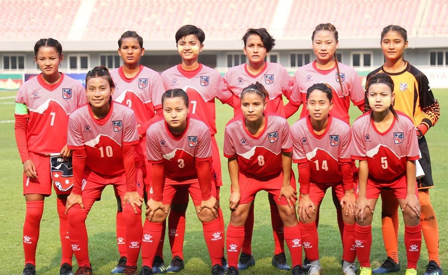 एएफसी यू-१९ महिला च्याम्पियनशिप छनोटमा नेपाल पराजित