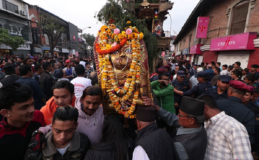 सेतो मत्स्येन्द्रनाथको रथ मन्दिरमै, क्षमा पूजा आज