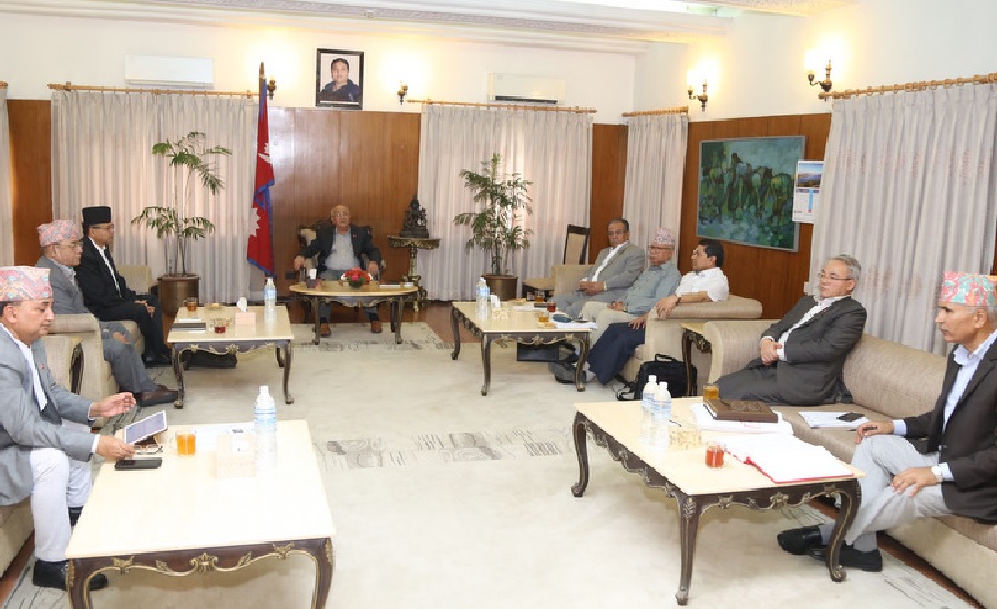 नेकपा बैठक दिउँसो ३:०० बजे बालुवाटारमा बस्दै