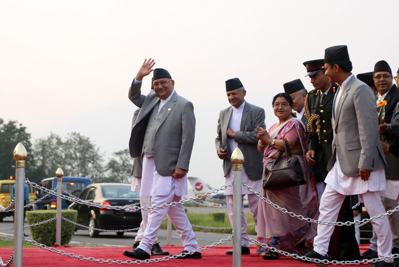 प्रधानमन्त्री ओली आज युरोप भ्रमणमा जाँदै