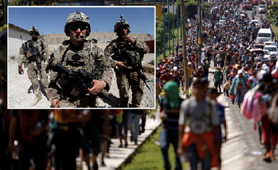 मेक्सिको सीमामा थप सैनिक परिचालन गरिँदै
