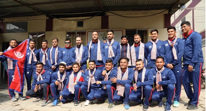 विश्वकपको एशिया छनोट खेल्न जाने नेपाली टोलीको बिदाइ