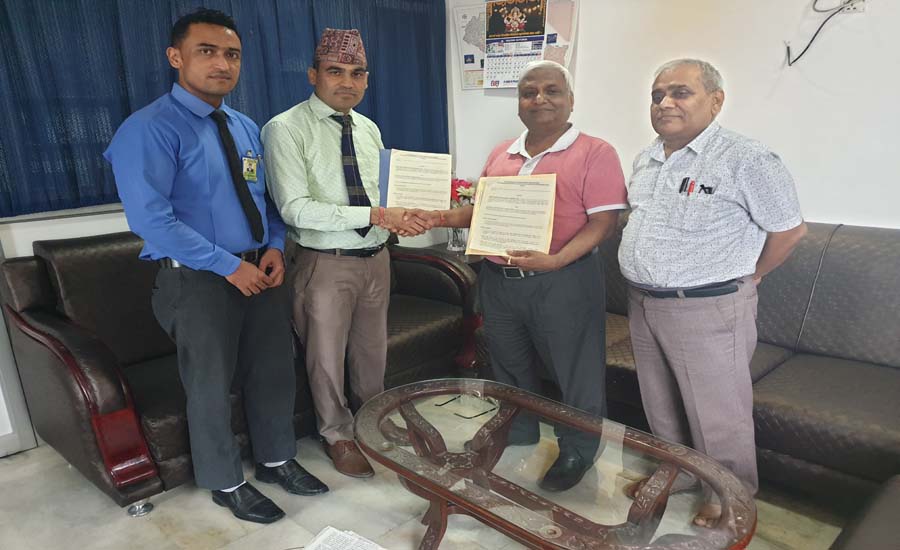 सांग्रिला डेभलपमेन्ट बैंक र लर्ड बुद्ध एजुकेशनल एकेडेमीबीच सम्झौता