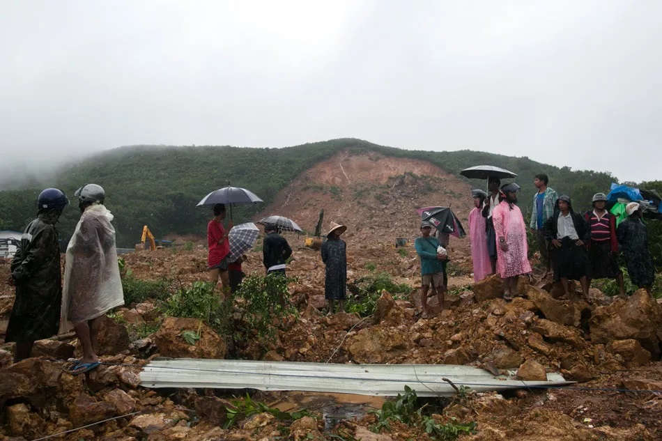 म्यानमारमा पहिरोमा परी मृत्यु हुनेको संख्या २९ पुग्यो