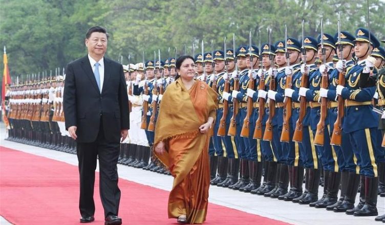 चिनियाँ राष्ट्रपतिलाई स्वागतको तयारी