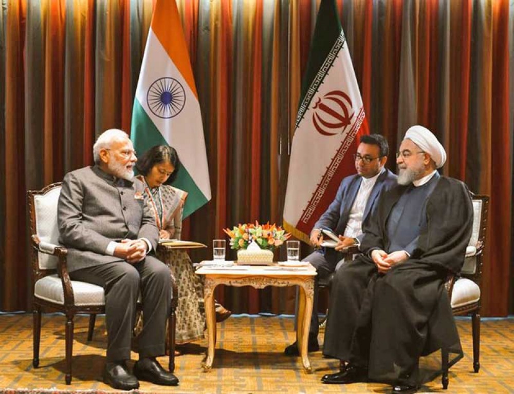 इरानी राष्ट्रपति र मोदीबीच भेटवार्ता