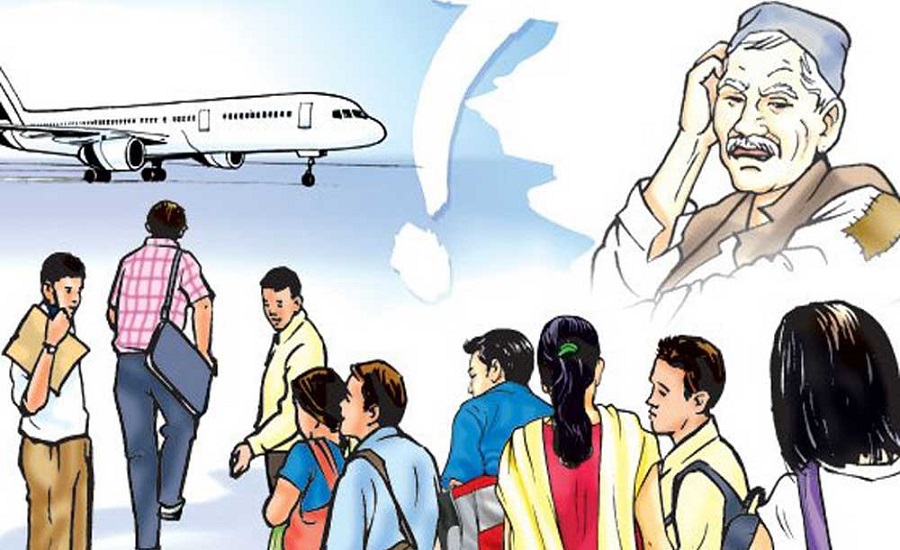 दश वर्षमा १० लाख युवा विदेशिए, ६ हजारको मृत्यु