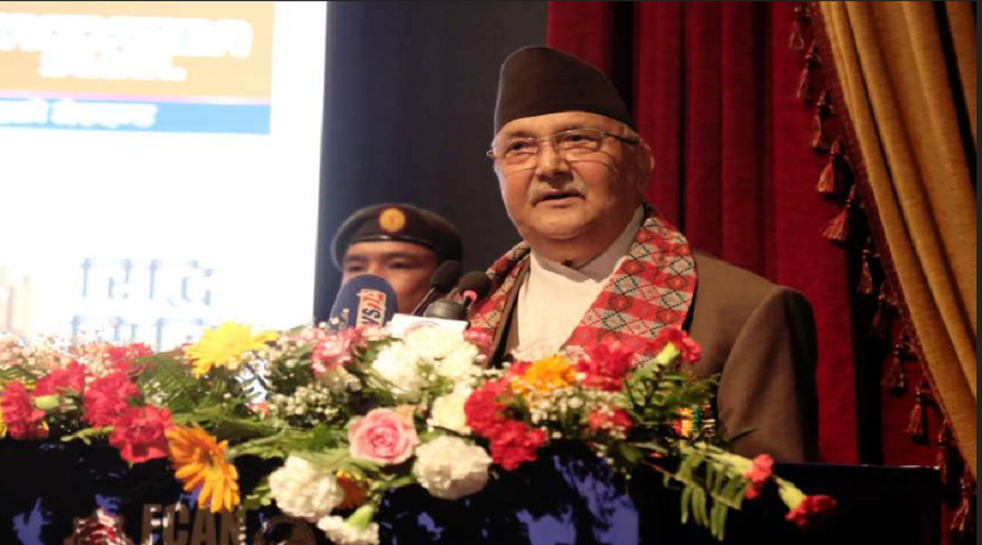 दु:ख निवारणका ३ उपाय बताउदै :  प्रधानमन्त्री ओली