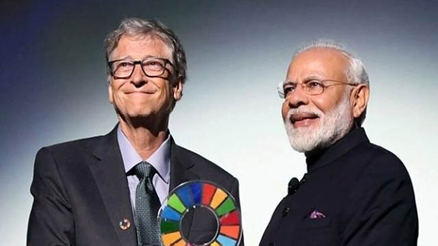 ‘ग्लोबल गोलकीपर अवार्ड’बाट भारतीय प्रधानमन्त्री मोदी सम्मानित