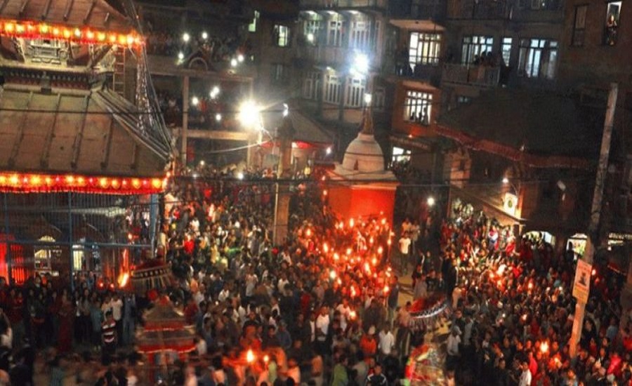 भक्तपुरका शक्तिपीठमा नवरात्रि मेला शुरु, दर्शनार्थीको भीड