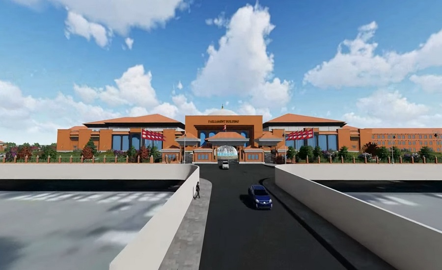 नयाँ संसद भवनको शिलान्यास, तीन वर्षमा निर्माण सम्पन्न हुने