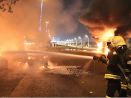 ड्रोन आक्रमणः साउदी अरबको मुख्य तेल प्रशोधनस्थलमा आगलागी