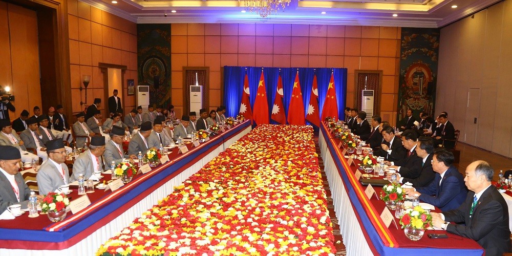 नेपाल–चीनबीच १७  बुँदे समझदारी पत्रमा हस्ताक्षर