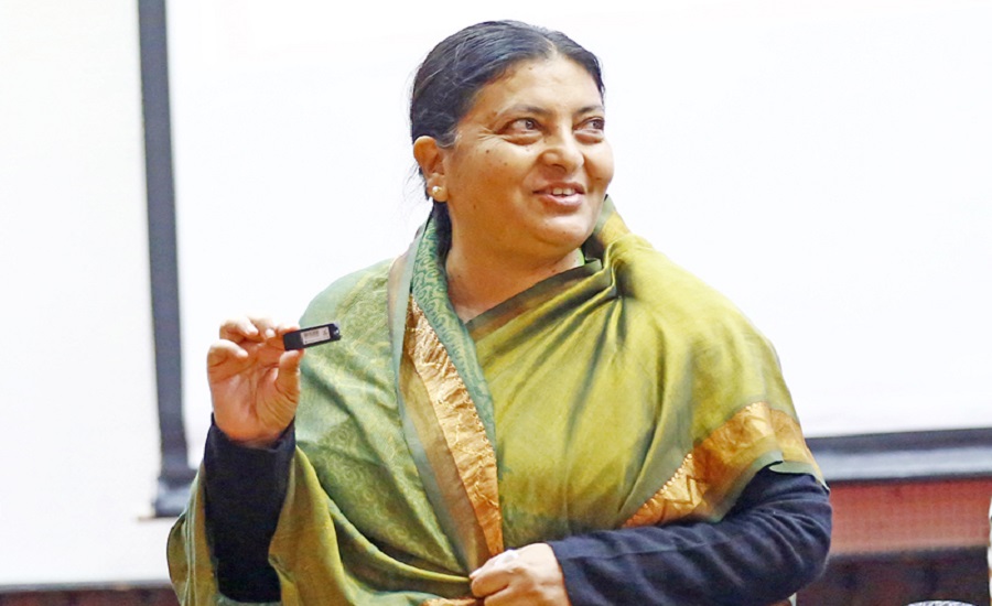 राष्ट्रपति भण्डारी राजकीय भ्रमणको लागि बुधबार म्यानमार प्रस्थान