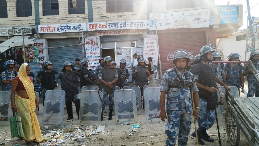 आफ्ना नेताको रिहाईको माग गर्दै जनकपुरमा चक्काजाम