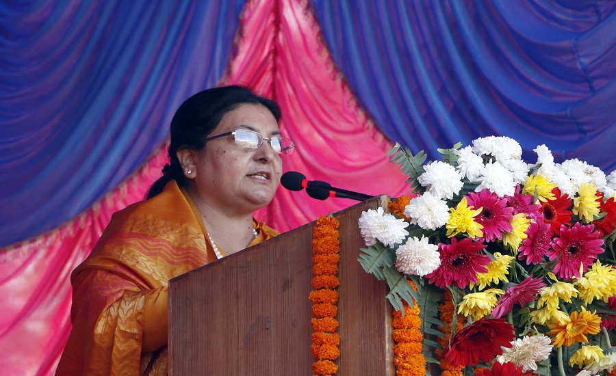 राष्ट्रपति विद्यादेवी भण्डारीद्वारा तिहारको शुभकामना