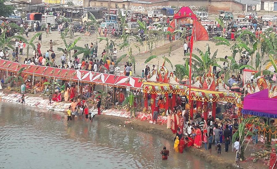 छठ पर्व शुरू हुँदै