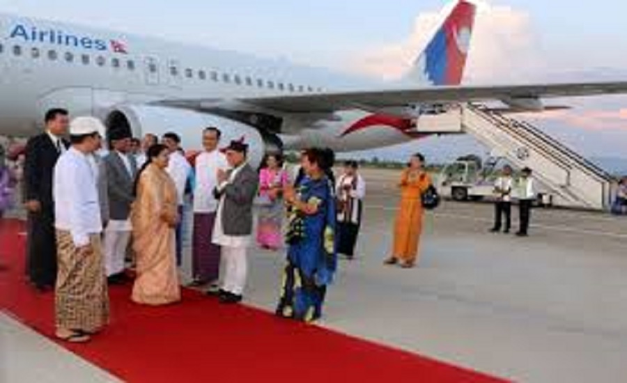 राष्ट्रपति भण्डारीसँग म्यान्माली सेना प्रमुखको भेट