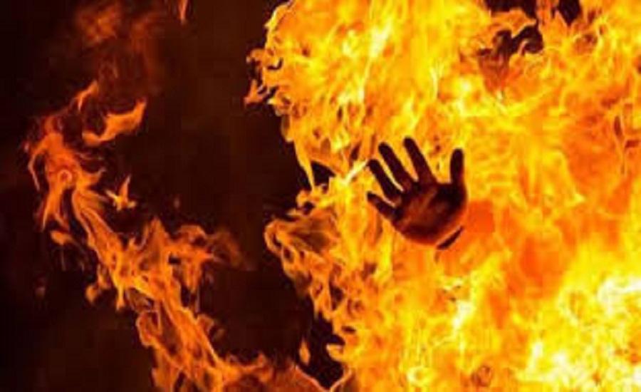 आगलागीमा परी एक जनाको मृत्यु