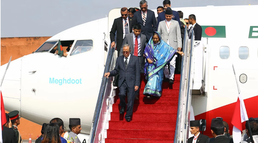 बंगलादेशका राष्ट्रपति हमिद काठमाडौंमा