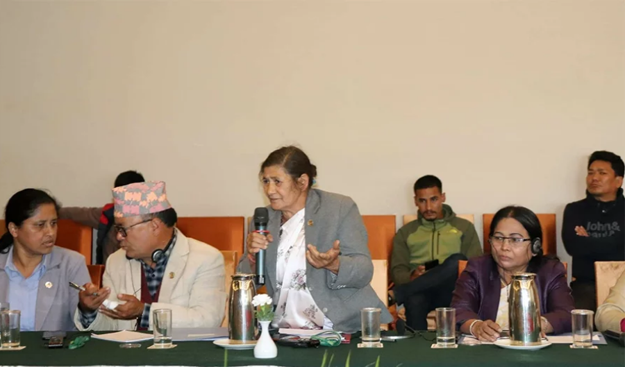 साधन स्रोतसमेत नभएको अमेरिकी टोलीसँग सांसदको गुनासाे