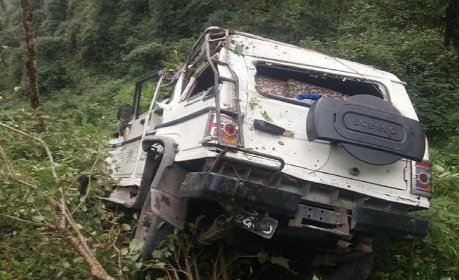 जिप दुर्घटनामा दुईको मृत्यु