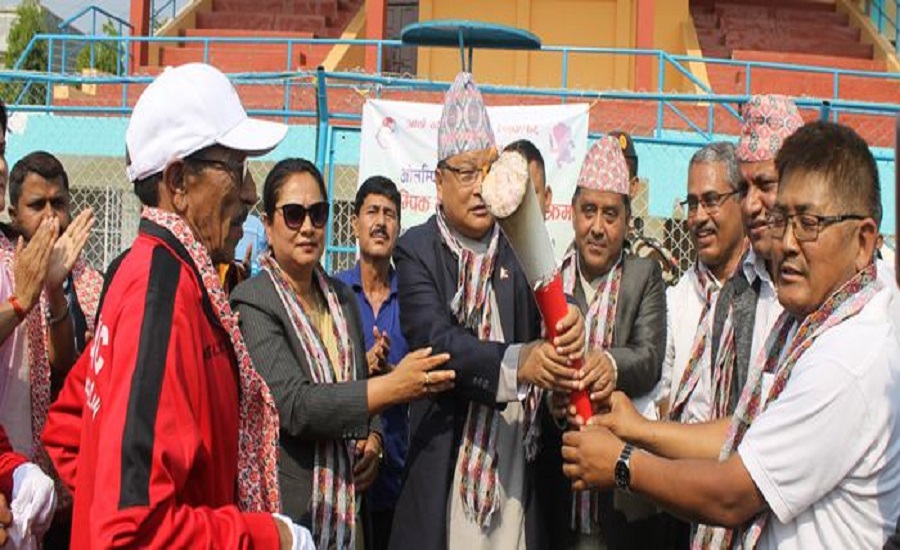 १३ औं सागको ओलम्पिक टर्च र्याली स्वयम्भूबाट सुरु